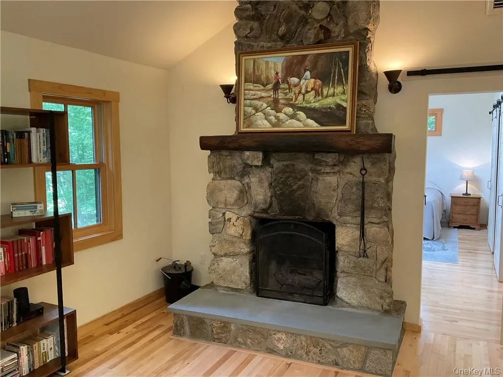 The only original working feature is the 1930 stone fireplace The only original working feature is the 1930 stone fireplace