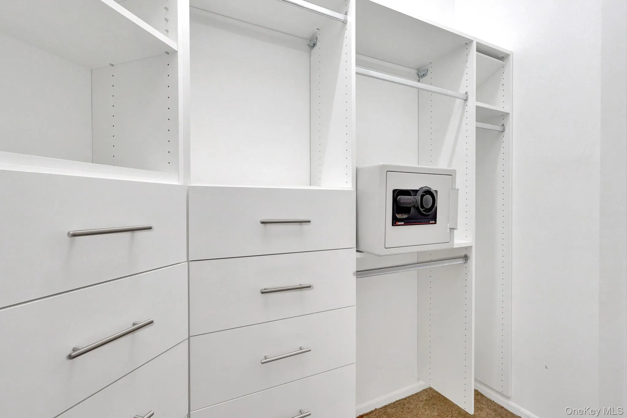 Primary Bedroom Closet with Closet Organizers Primary Bedroom Closet with Closet Organizers