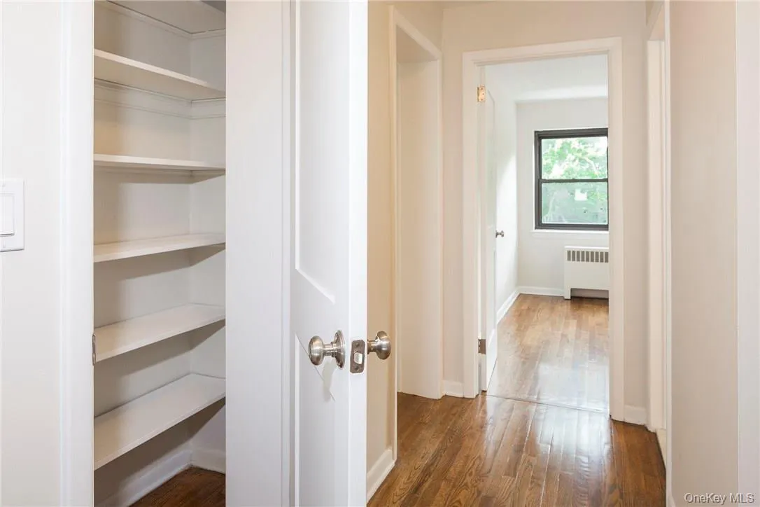 Hallway to 3 bedrooms includes spacious linen closet. Hallway to 3 bedrooms includes spacious linen closet.