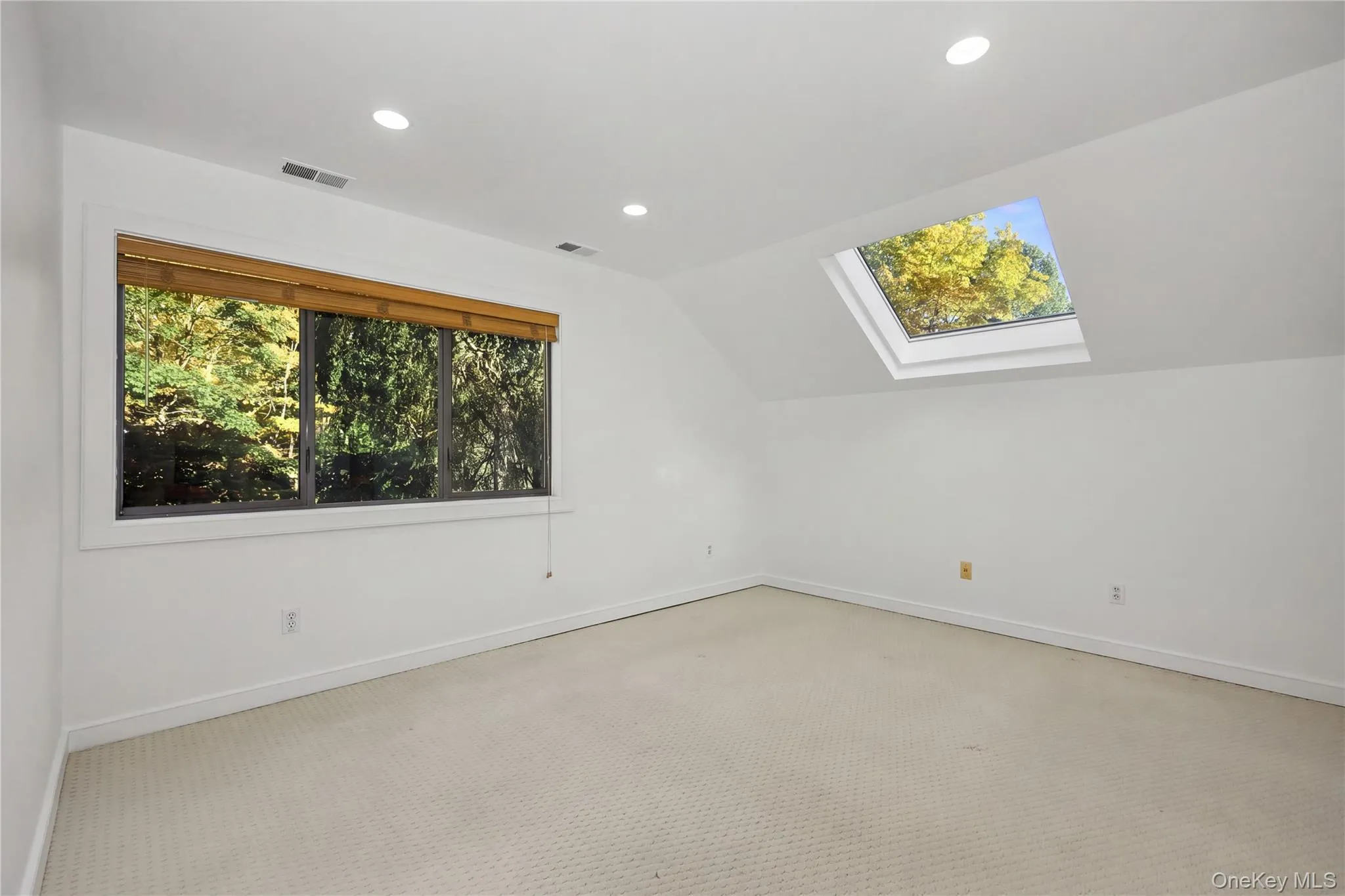 Bedroom 5 with skylight and wooded views. Bedroom 5 with skylight and wooded views.