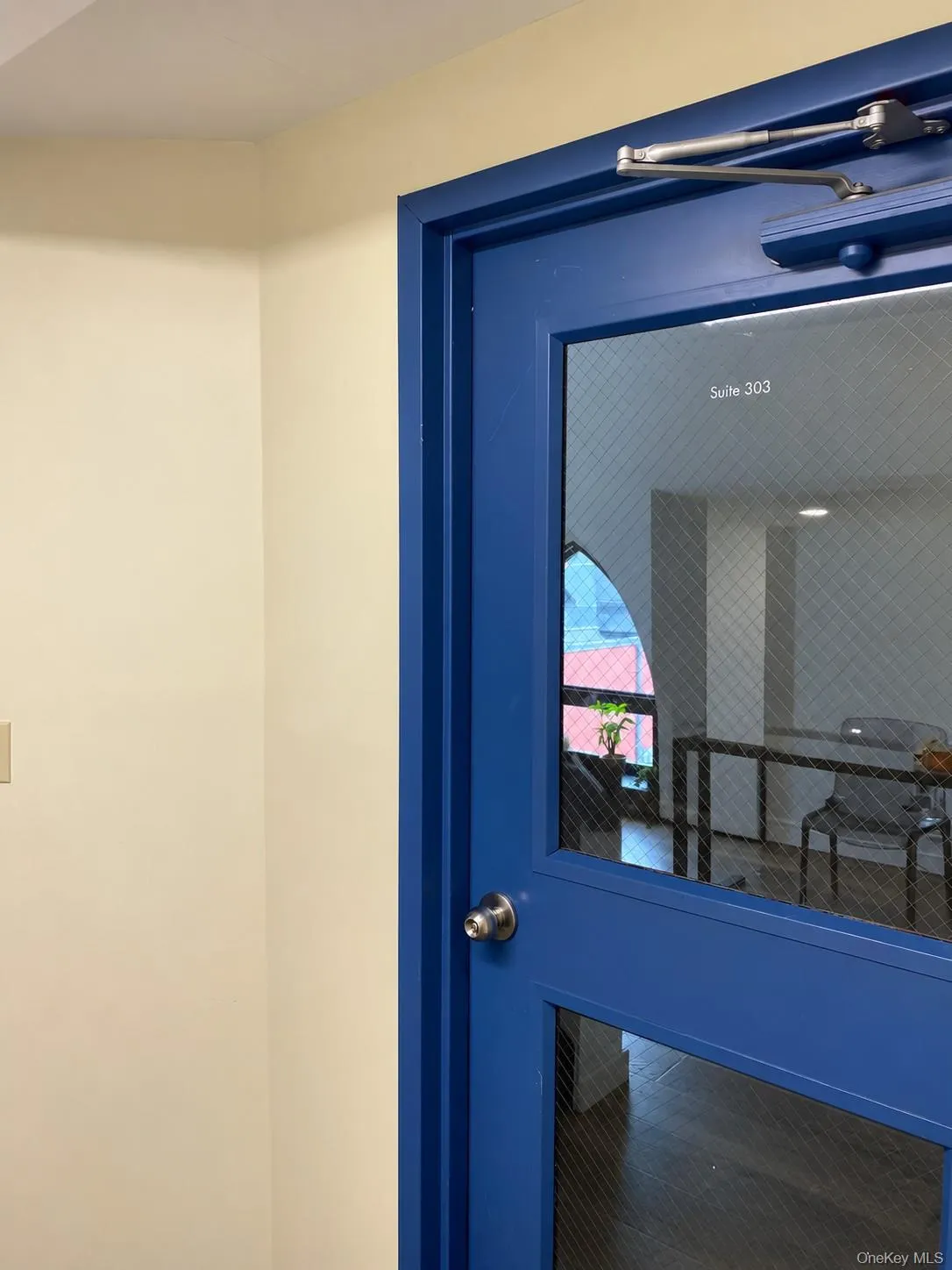 Entry door to suite 303. Entry door to suite 303.