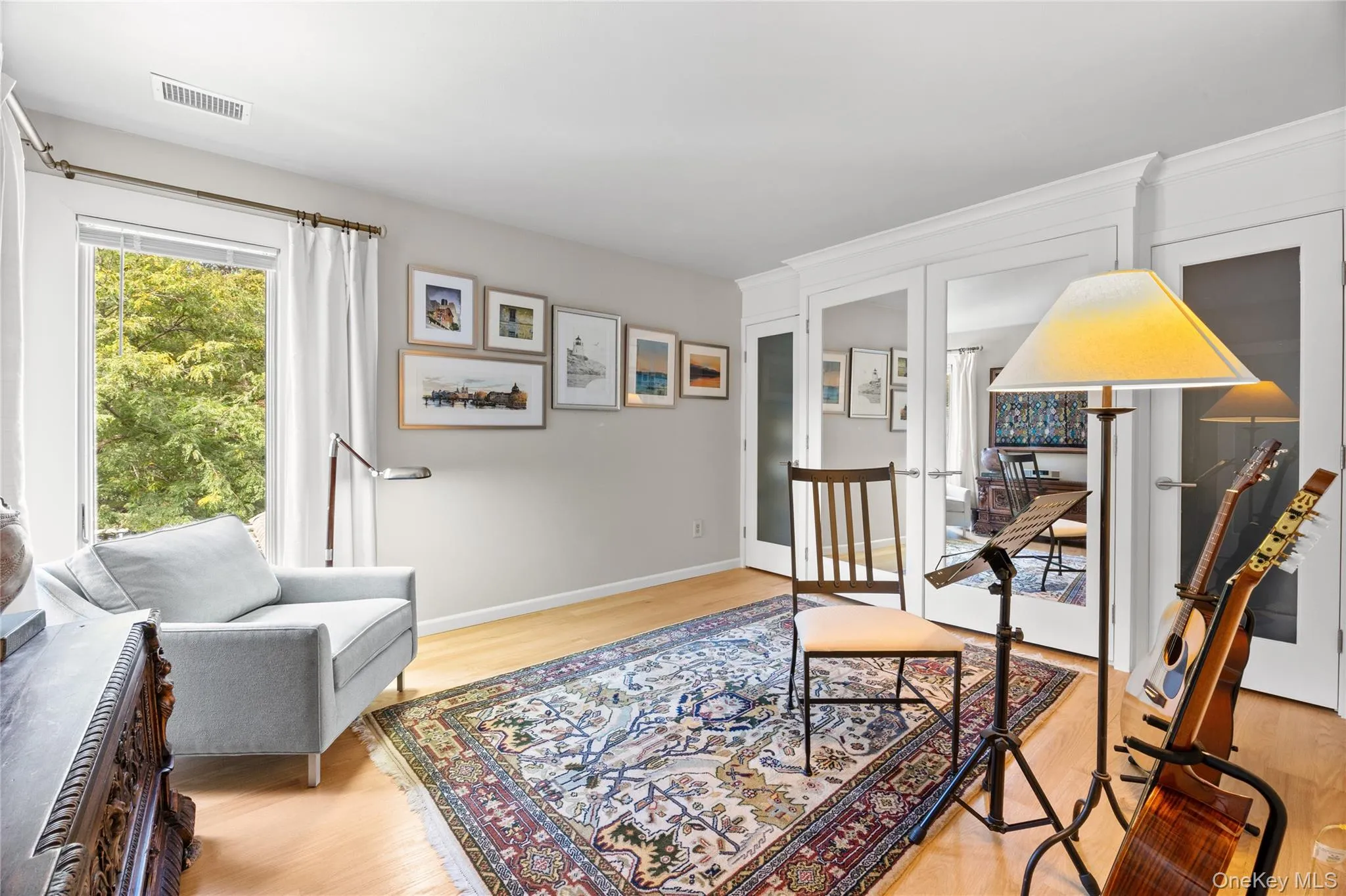 Bedroom that is currently used as a music room/study Bedroom that is currently used as a music room/study