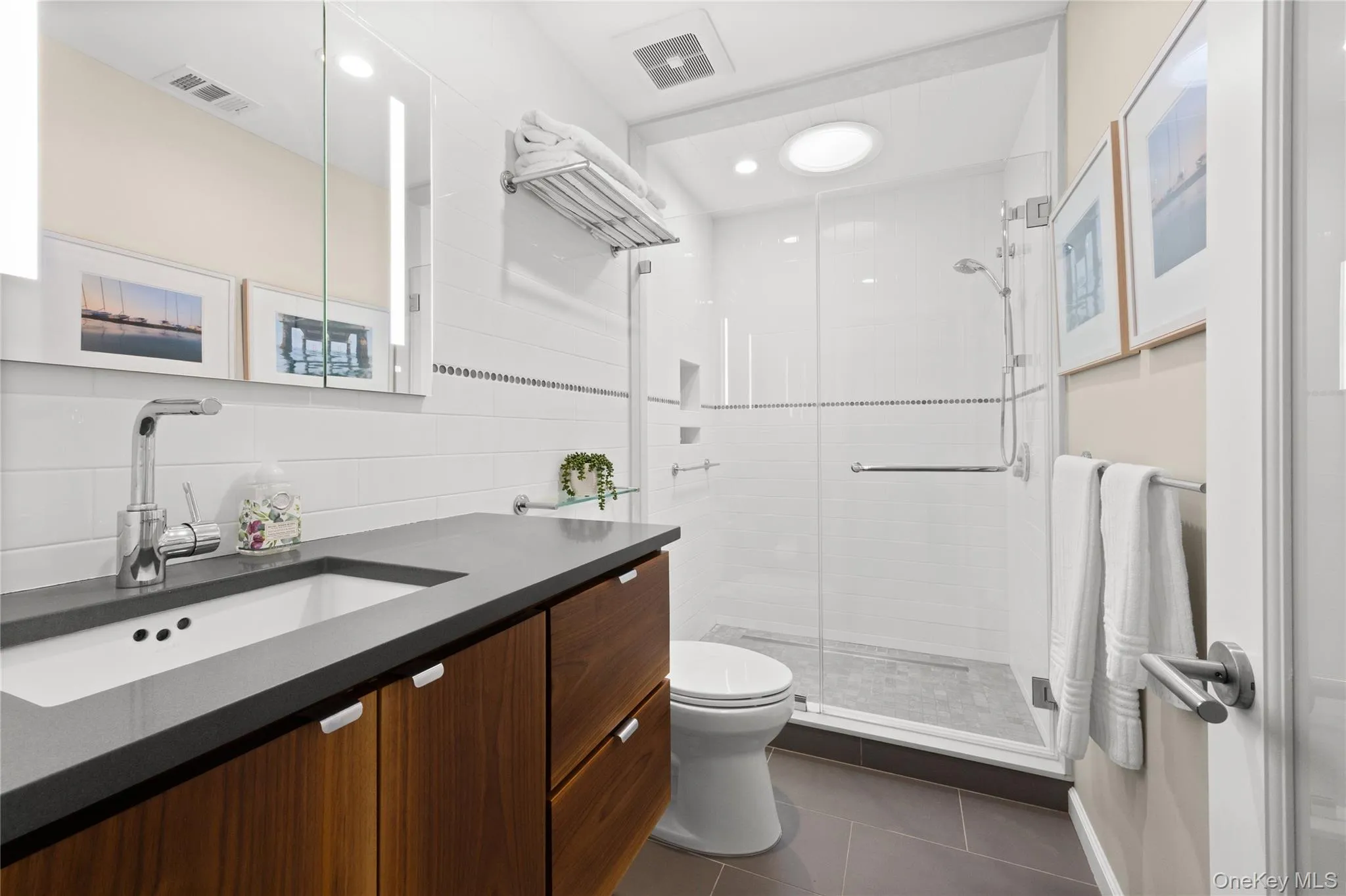 Thoughtfully renovated hall bathoom Thoughtfully renovated hall bathoom