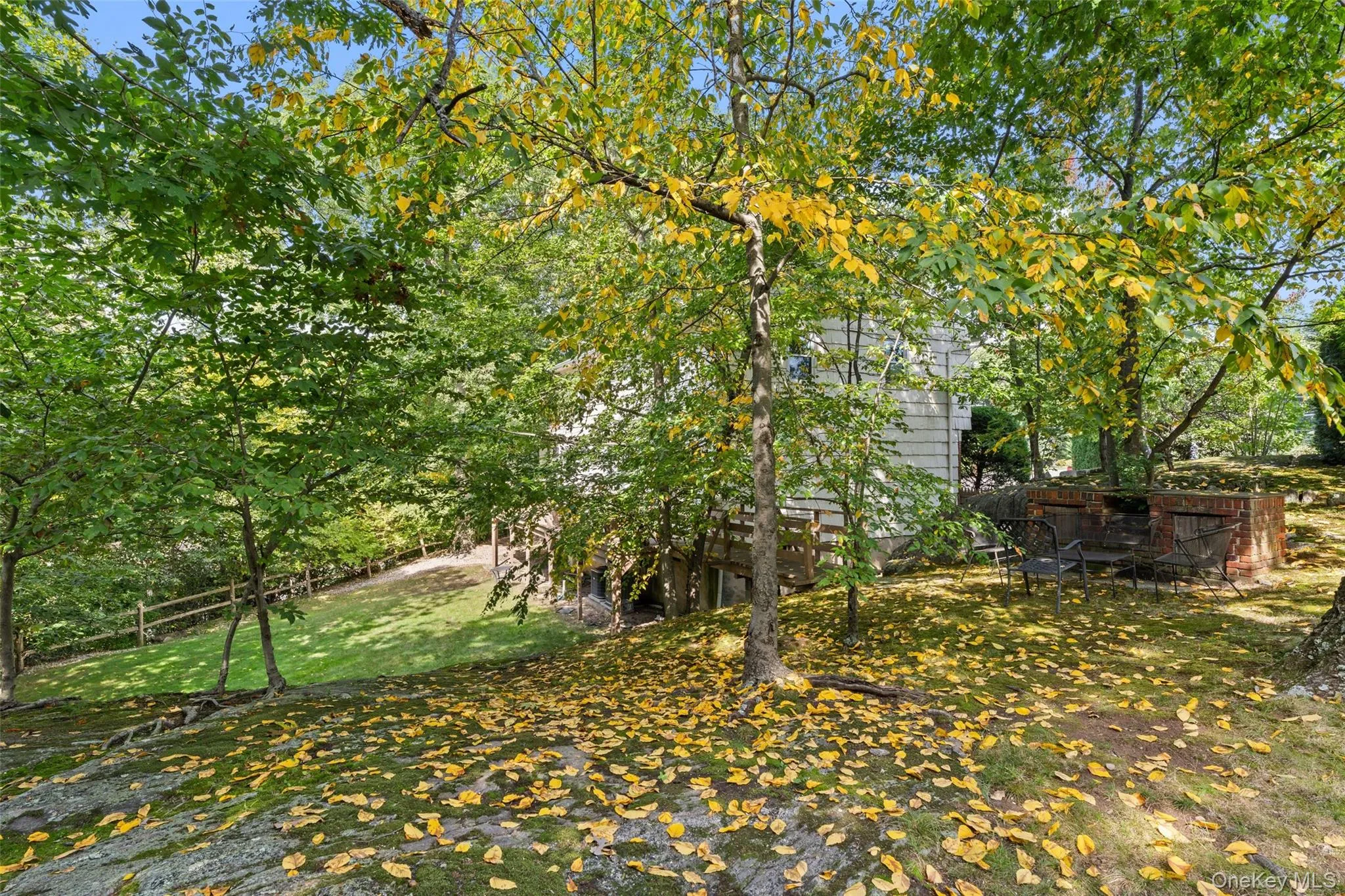 Expansive backyard. Expansive backyard.