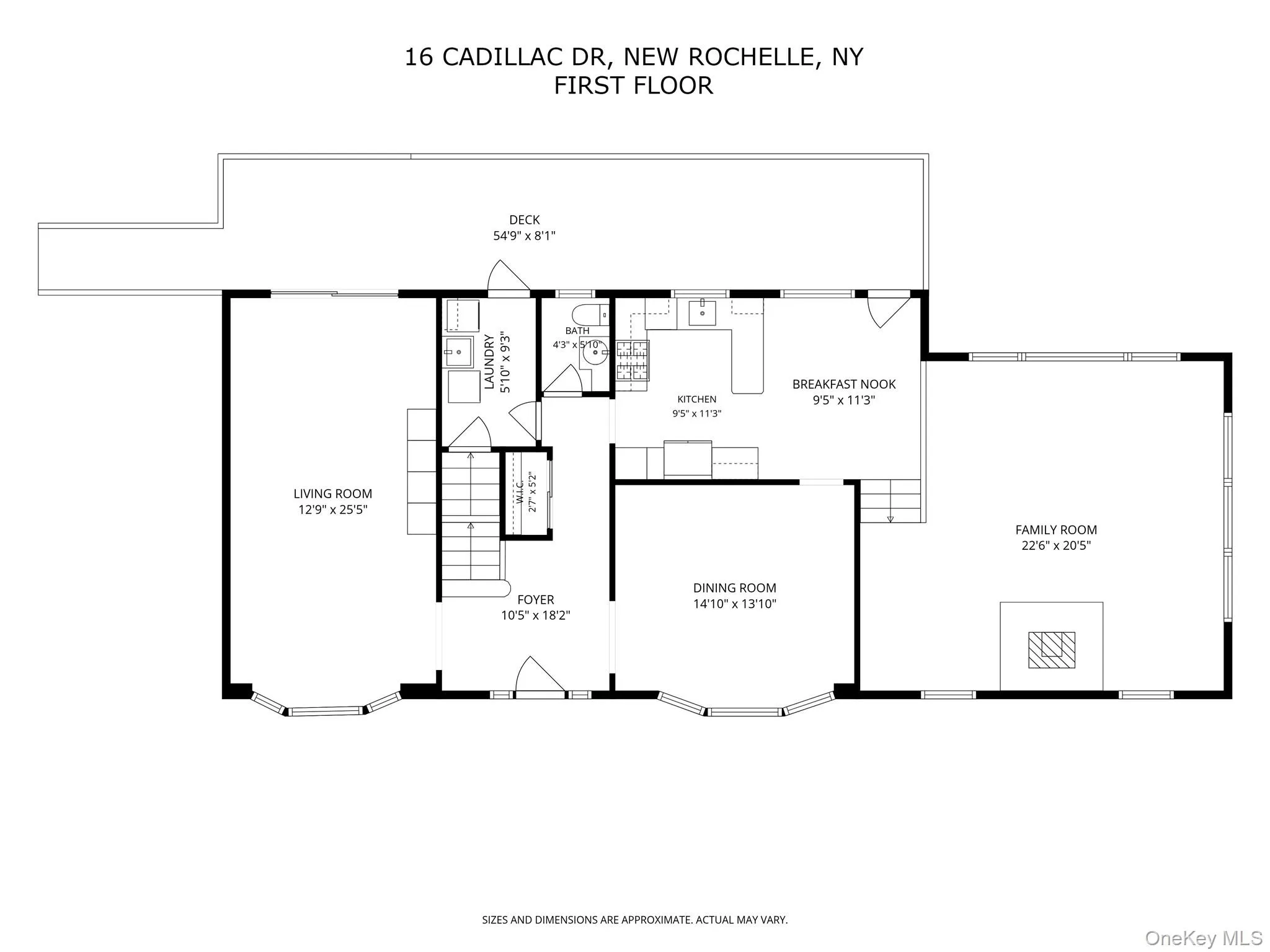 Floor plan of first floor. Floor plan of first floor.