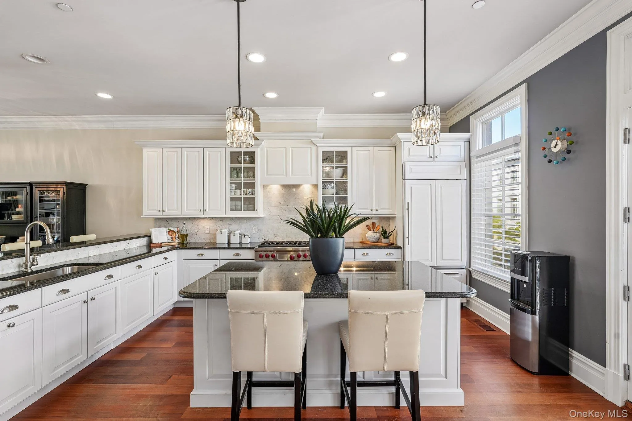 Oversized island Wolf and Subzero appliances, Bosch dishwasher and wine fridge Oversized island Wolf and Subzero appliances, Bosch dishwasher and wine fridge