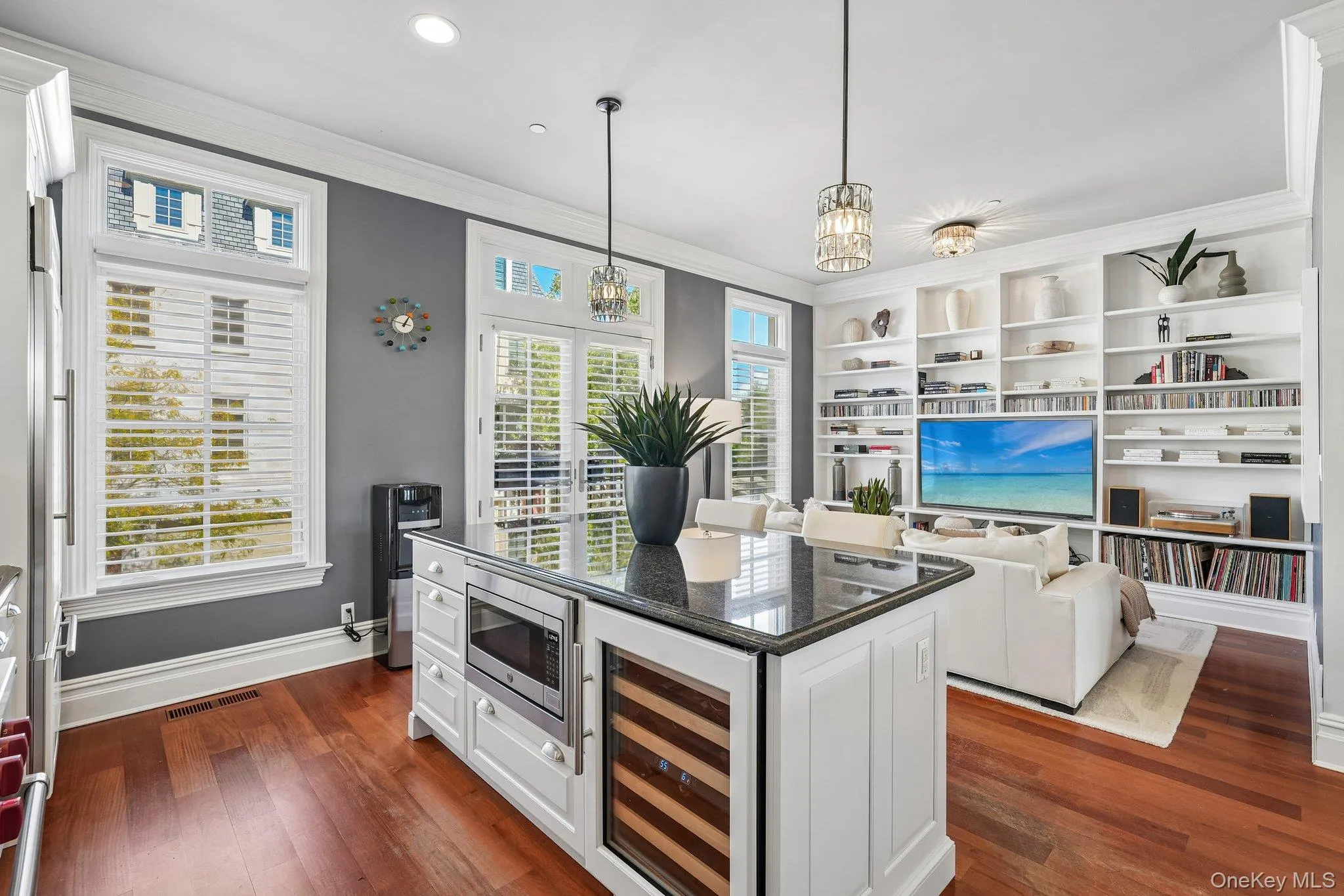 Kitchen Island with subzero wine fridge Kitchen Island with subzero wine fridge