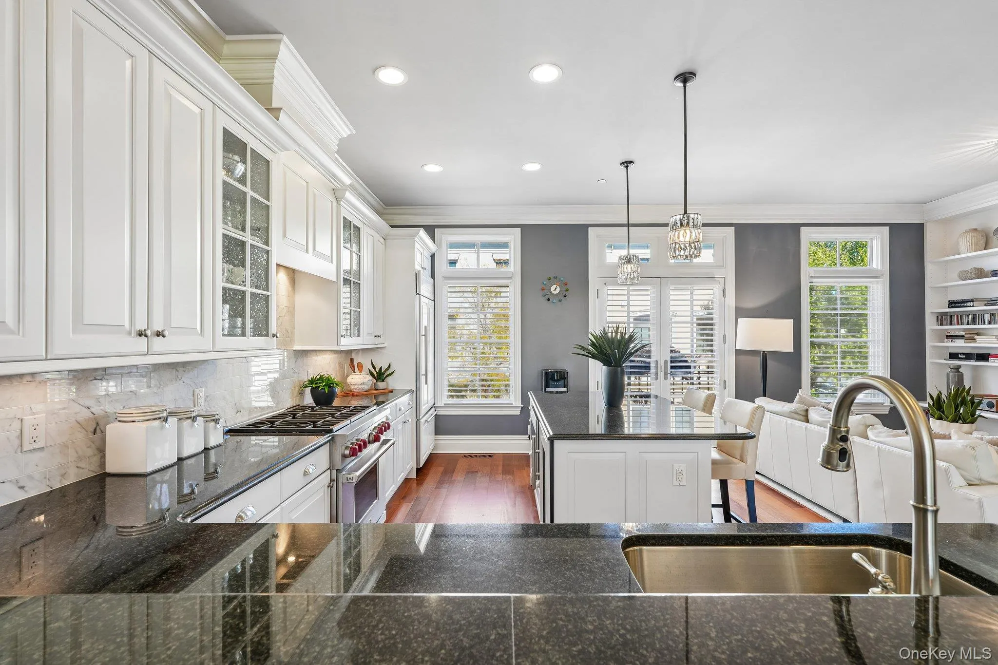 Open Concept kitchen with Wolf and Subzero Appliances Open Concept kitchen with Wolf and Subzero Appliances