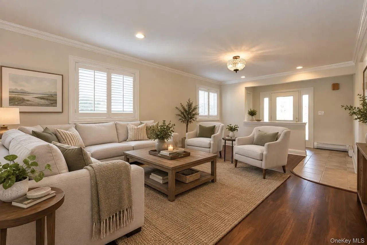 Living Room Digitally Staged Living Room Digitally Staged