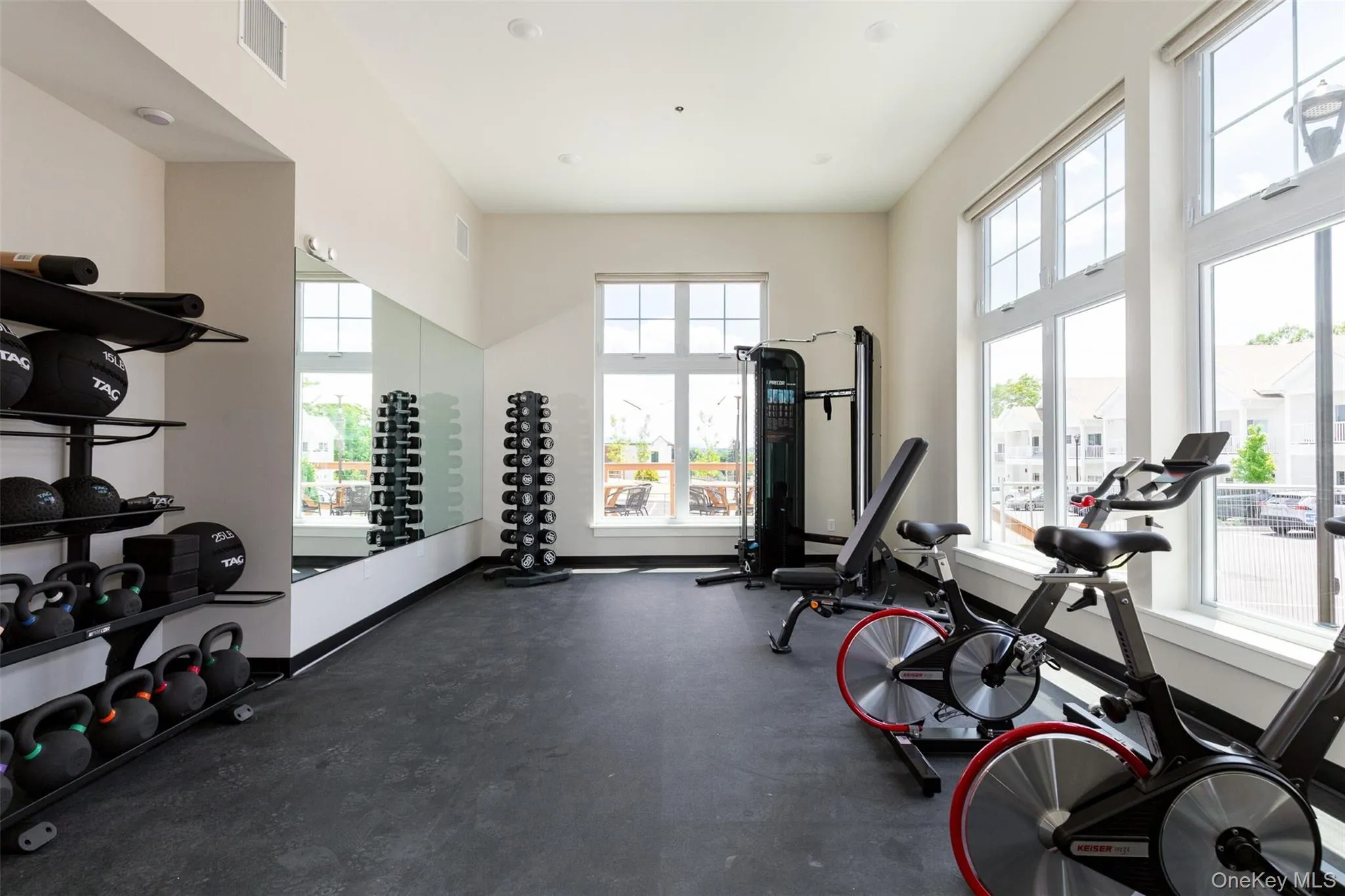 Community fitness center. Community fitness center.