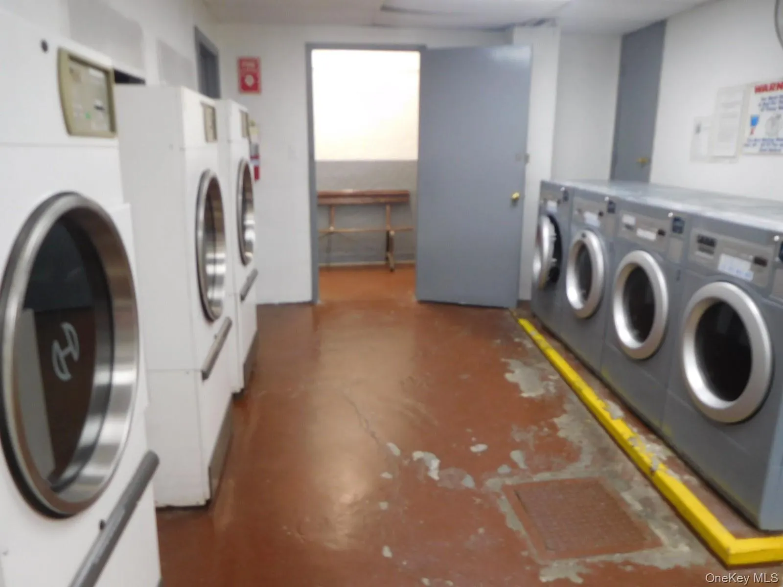 Ample washers and dryers with folding tables Ample washers and dryers with folding tables