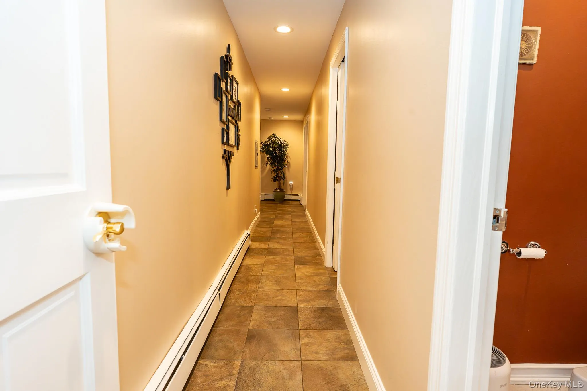 Hallway to main level suite Hallway to main level suite