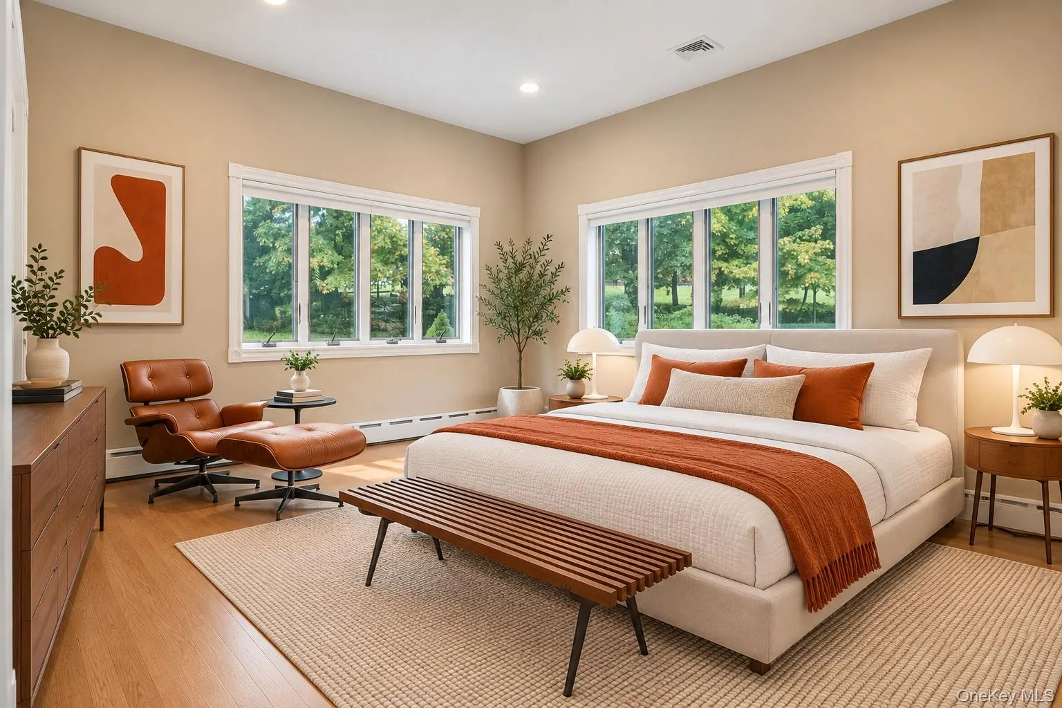 Virtually staged bedroom #3 Virtually staged bedroom #3