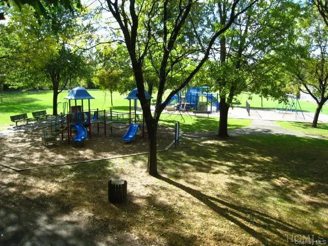 Park behind the building Park behind the building