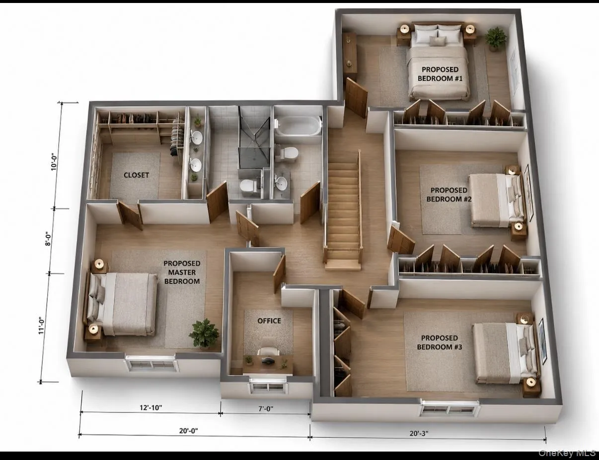 Rendering of Second Floor Rendering of Second Floor