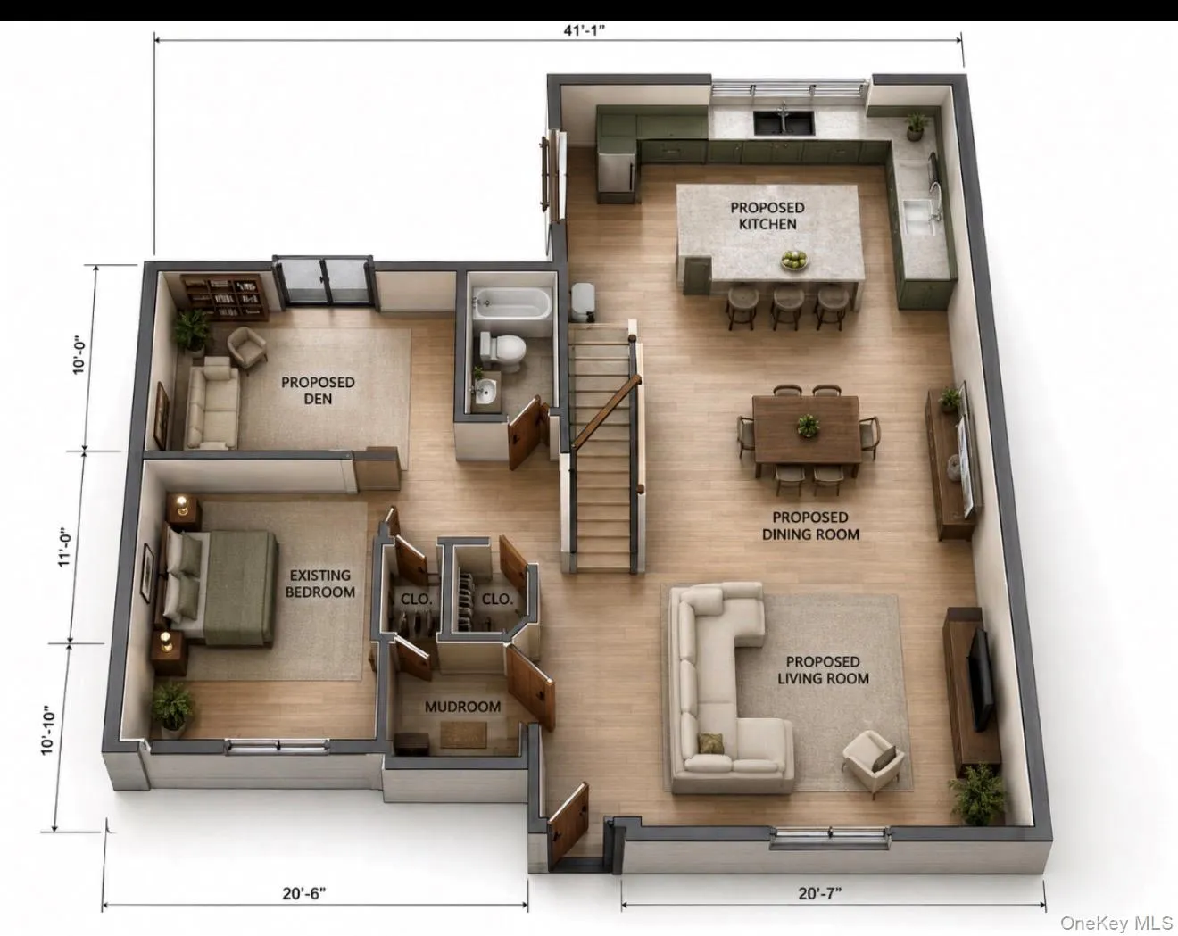 Rendering of First Floor Rendering of First Floor