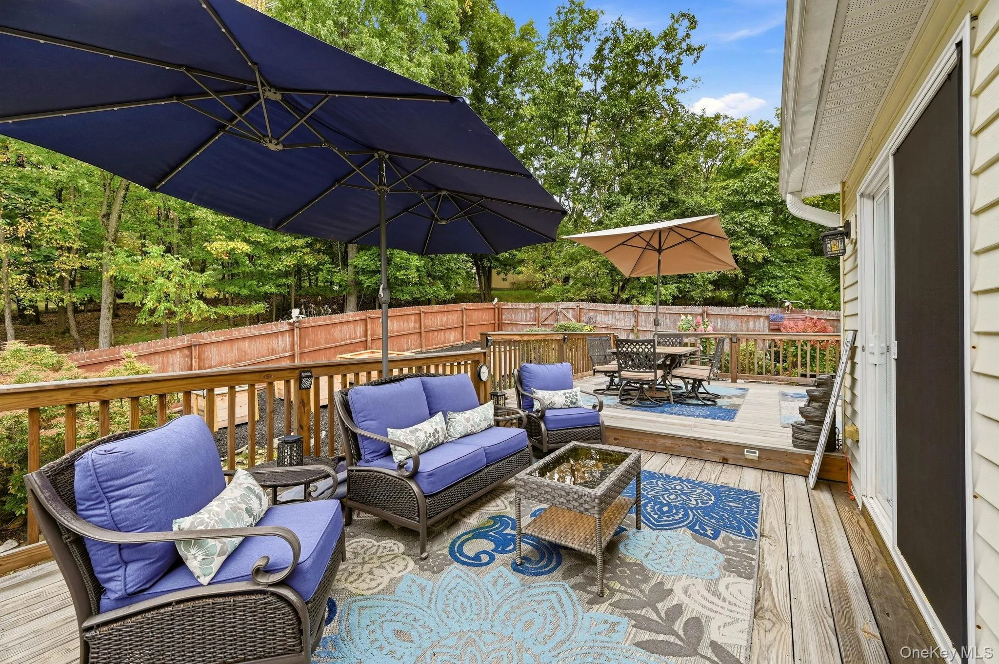 The property offers a welcome sense of space beyond the home's interior. The property offers a welcome sense of space beyond the home's interior.
