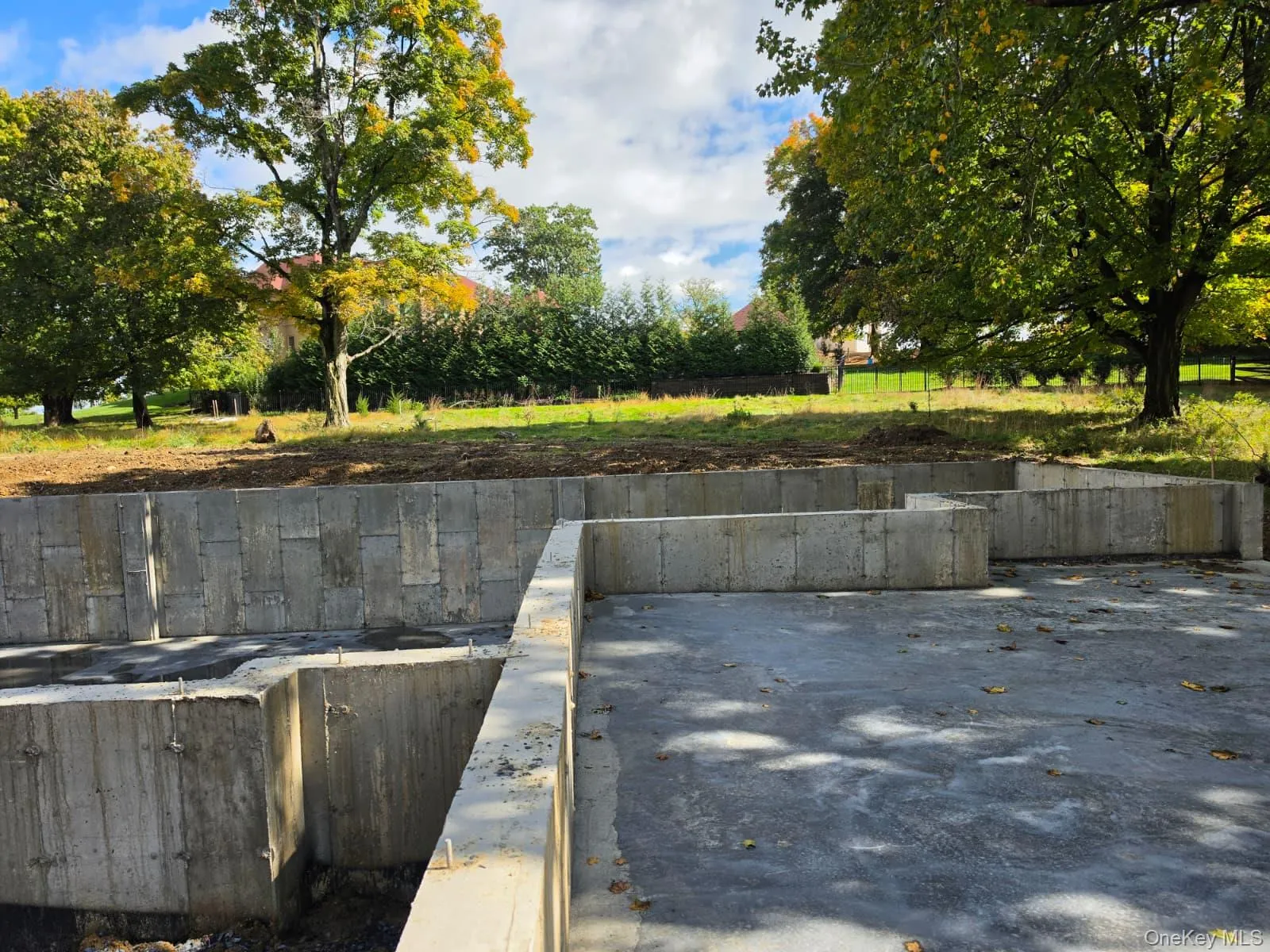 Foundation and basement slab at 536 River Road. Foundation and basement slab at 536 River Road.