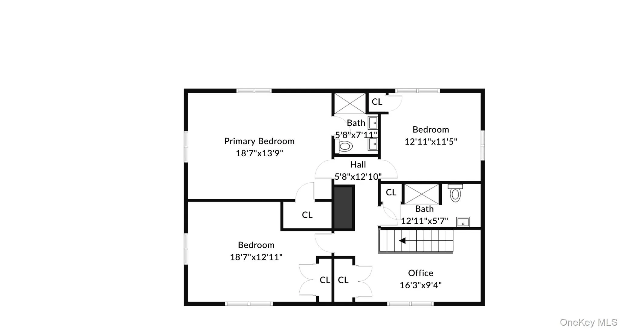 Second Floor 1099 sf Second Floor 1099 sf
