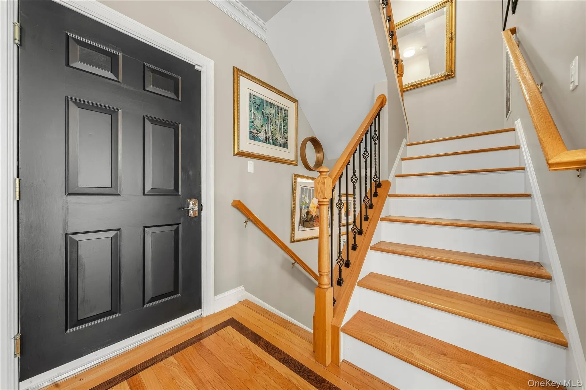 This home is all about the details. New wrought iron spindles are less than 3 years old. This home is all about the details. New wrought iron spindles are less than 3 years old.