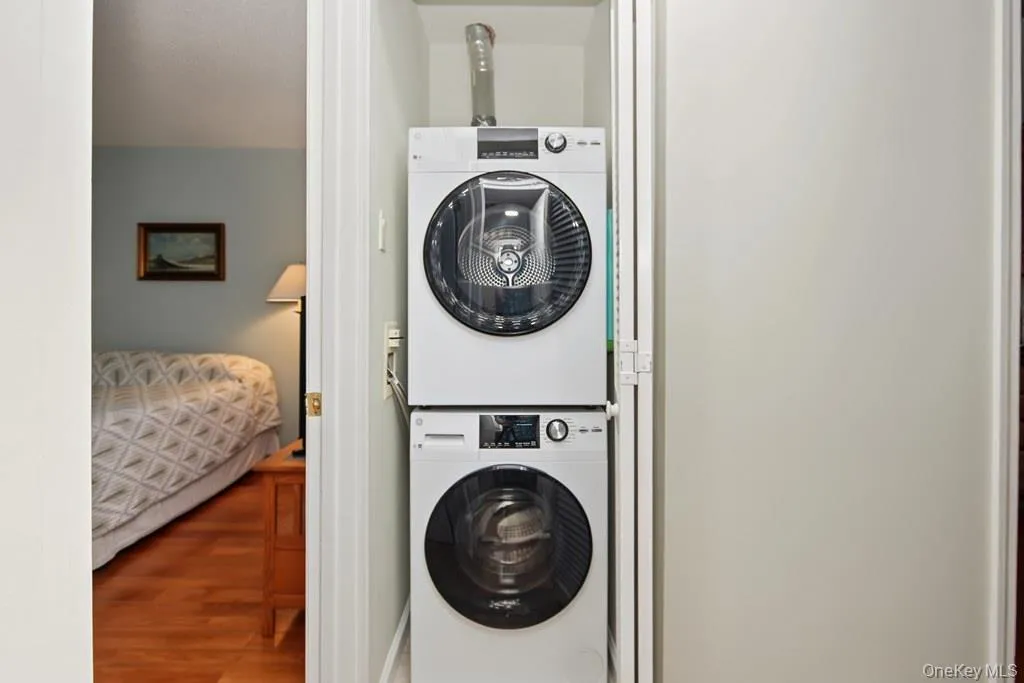 Stackable washer dryer on first floor Stackable washer dryer on first floor