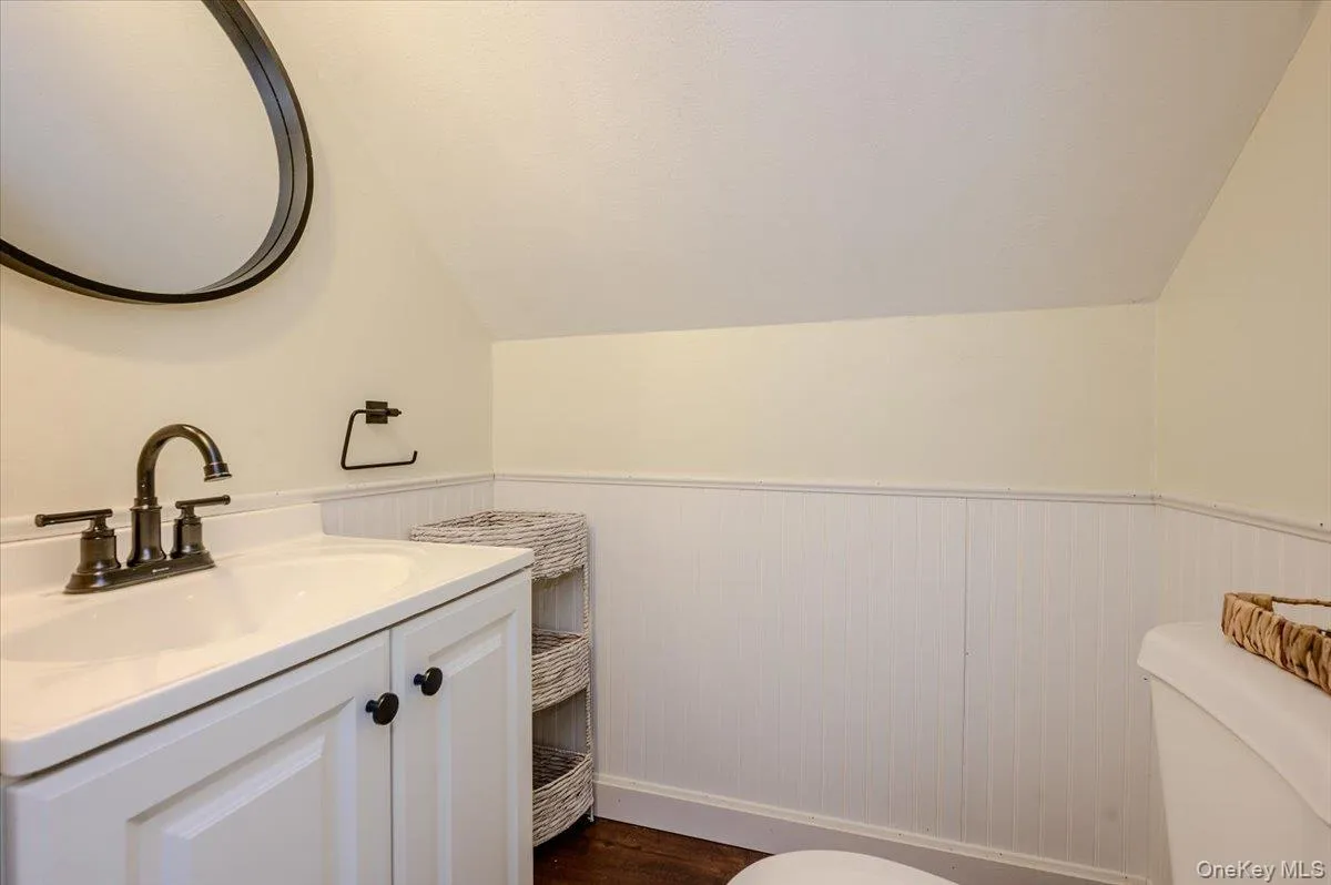 Upstairs half bath Upstairs half bath