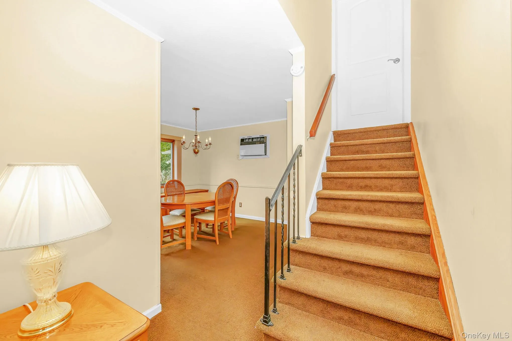 Stairs go up to bedroom Stairs go up to bedroom