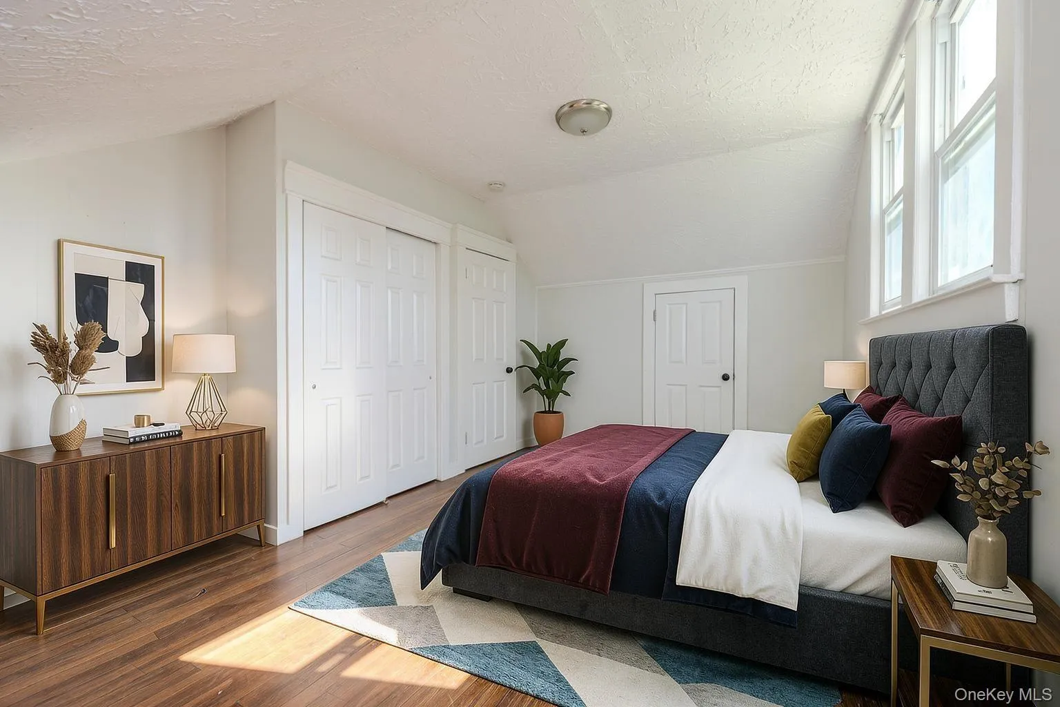 AI Staged Second Floor Bedroom AI Staged Second Floor Bedroom
