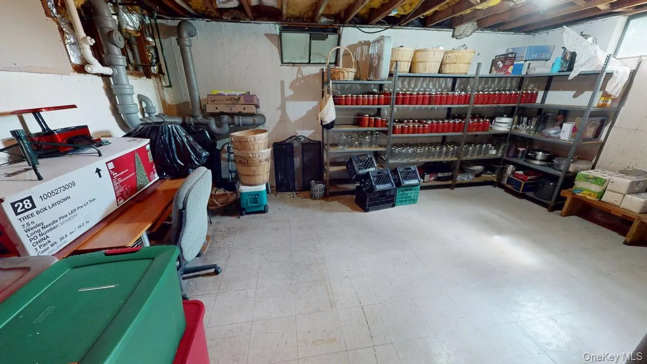 Garage with plenty of storage. Garage with plenty of storage.