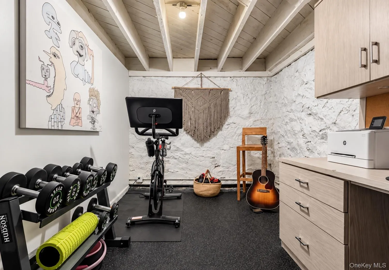 Lower level Gym area Lower level Gym area