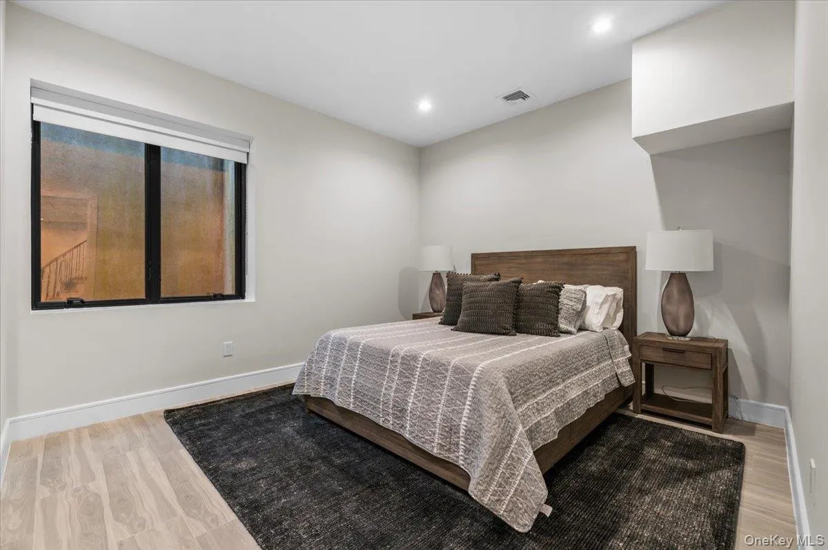 Recessed lighting illuminates the room, Recessed lighting illuminates the room,