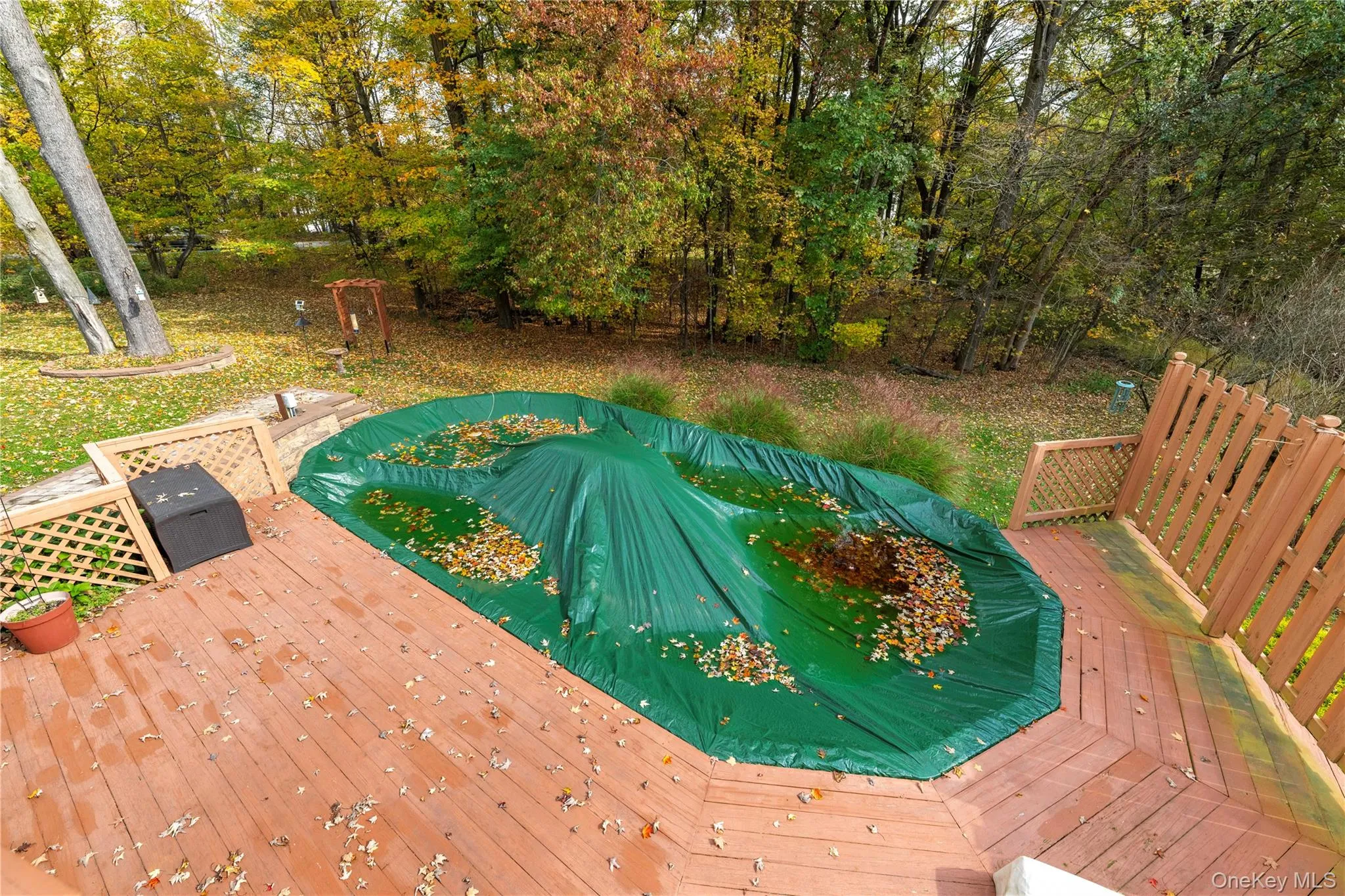 Above Ground Pool with deck Above Ground Pool with deck
