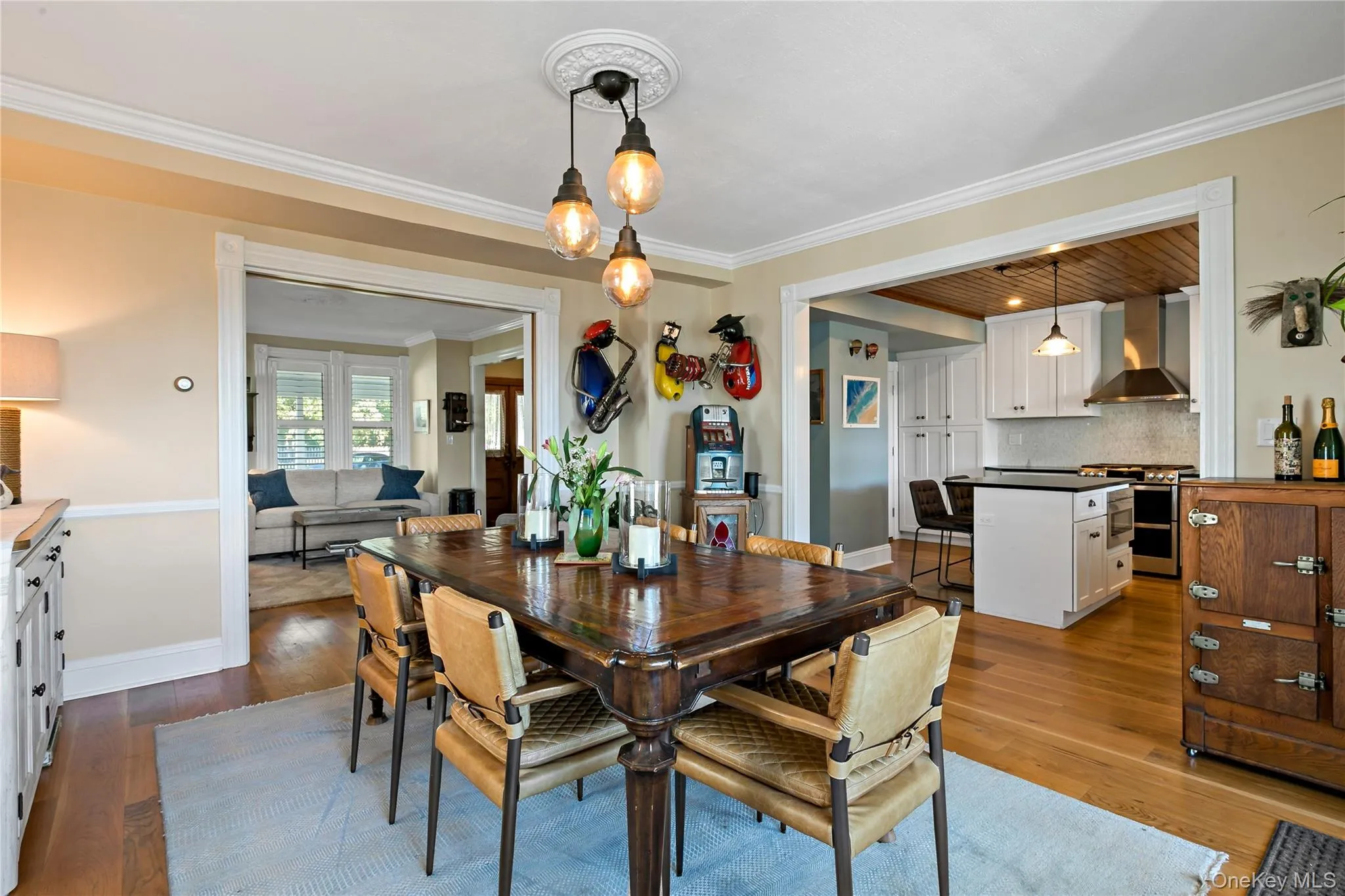 Formal dining room showing an open and airy floor plan for todays living. Formal dining room showing an open and airy floor plan for todays living.