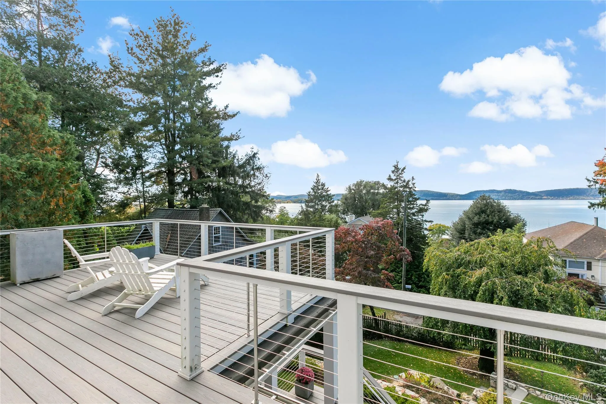 Brand new decking off bedroom. Morning coffee or evening wine. Brand new decking off bedroom. Morning coffee or evening wine.