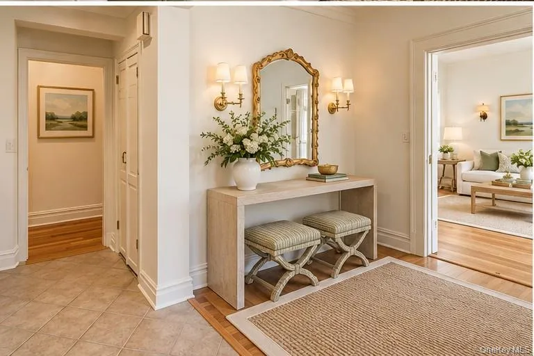 Open plan dining area virtually staged Open plan dining area virtually staged