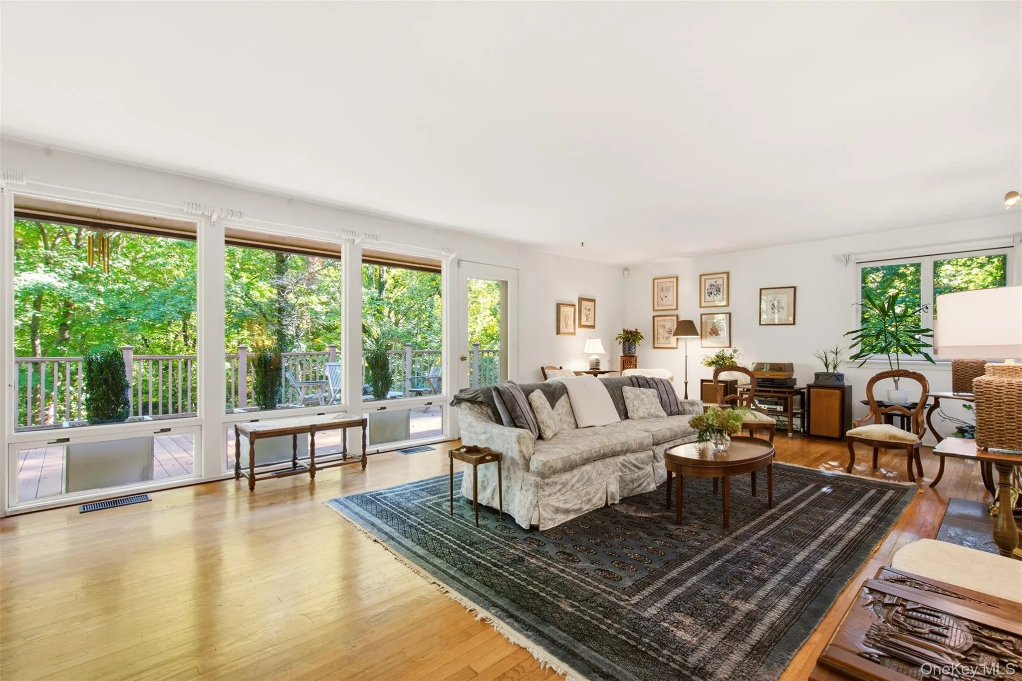 Spacious Bright Living Room W/ Wood Burning Fireplace Spacious Bright Living Room W/ Wood Burning Fireplace