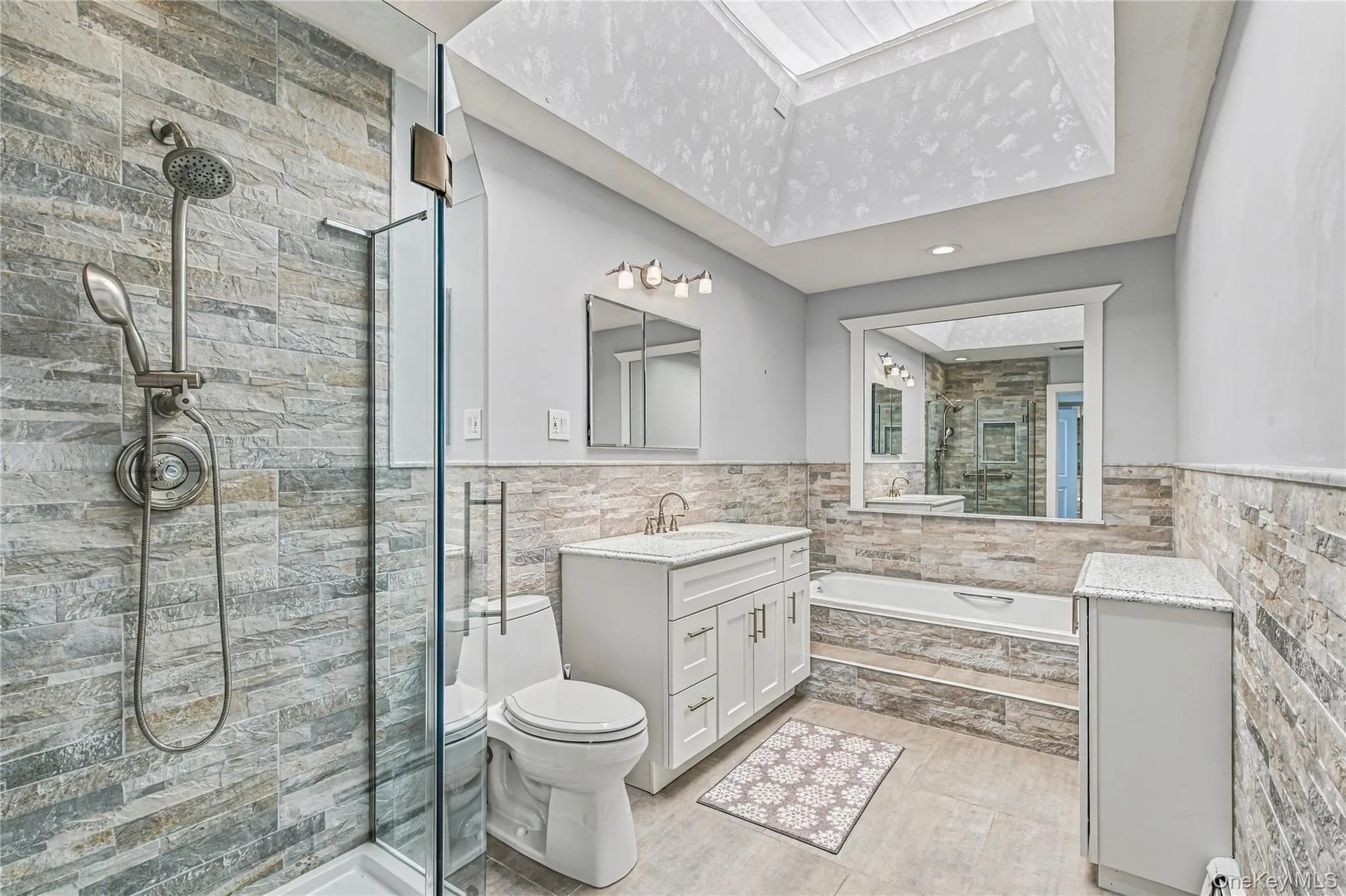 3rd floor-Primary Bedroom private bathroom with skylight 3rd floor-Primary Bedroom private bathroom with skylight