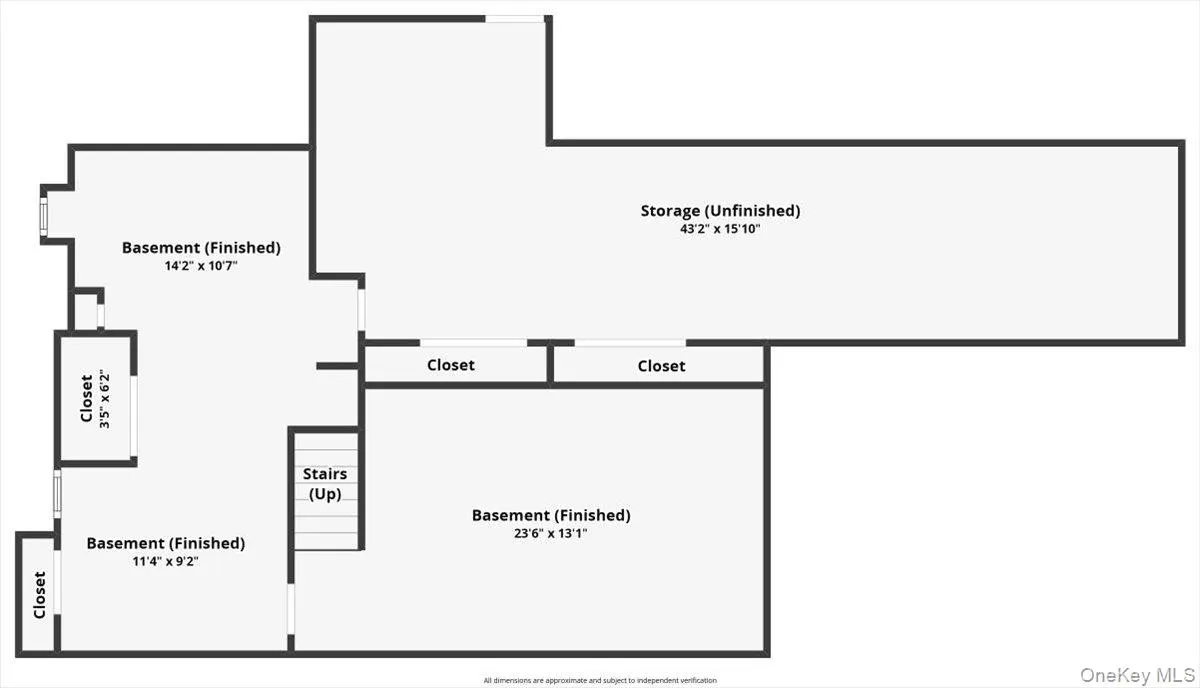 Basement floor plan Basement floor plan