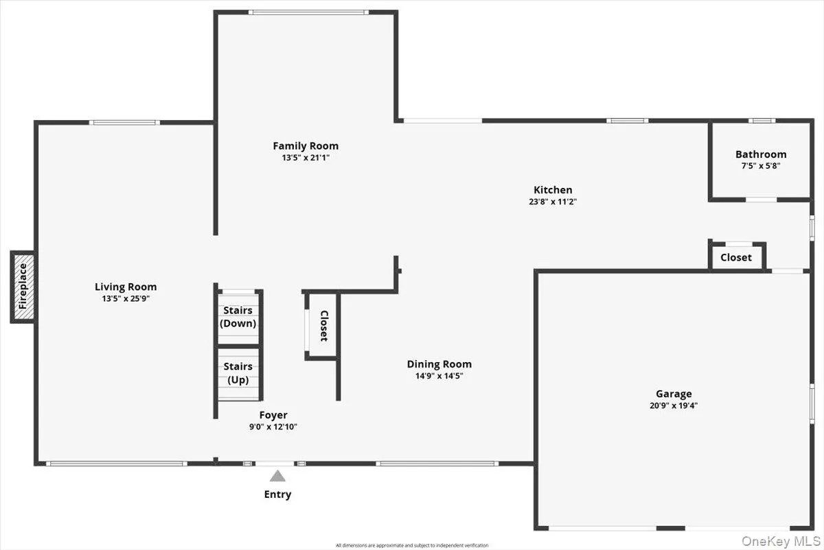 First floor plan First floor plan