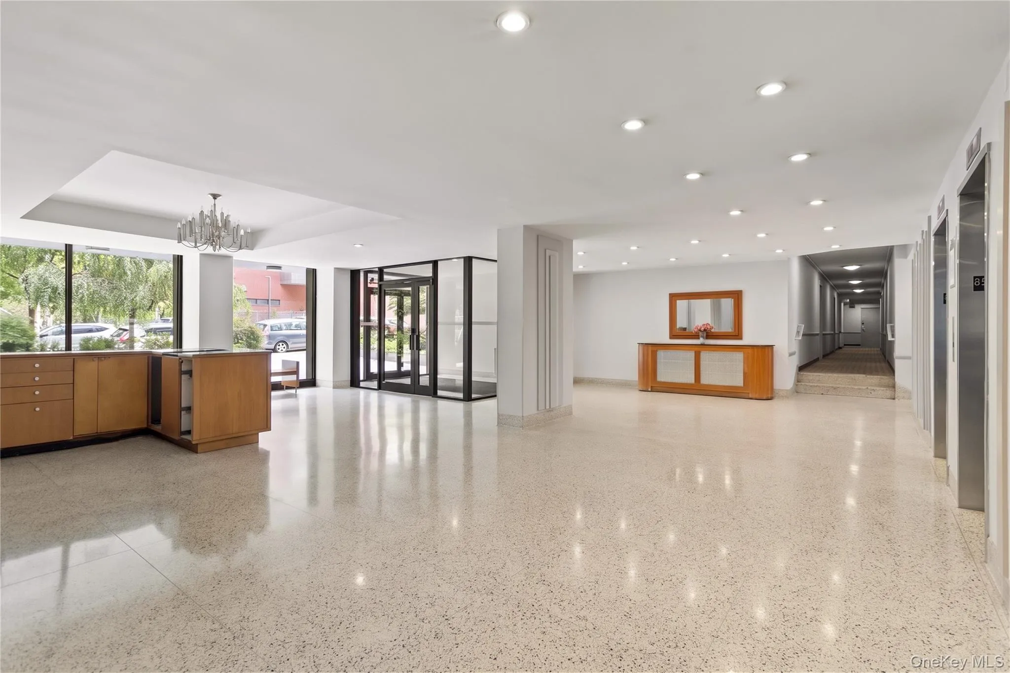 Lobby of the building Lobby of the building