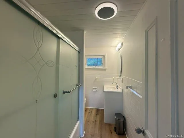 Updated bathroom. Updated bathroom.