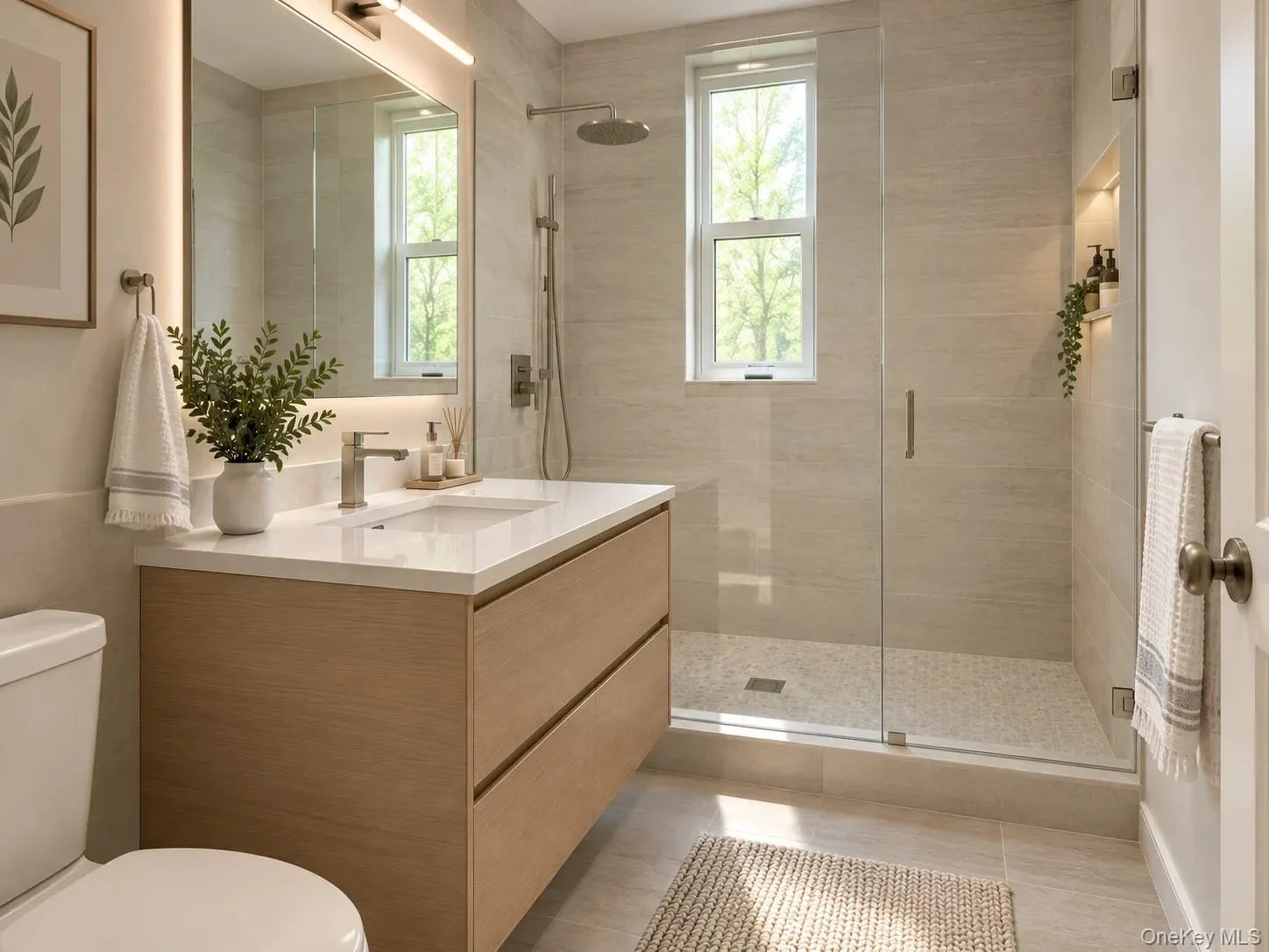 Virtually staged Bathroom Virtually staged Bathroom
