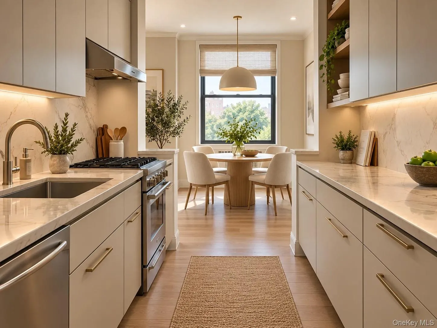 Virtually staged kitchen Virtually staged kitchen