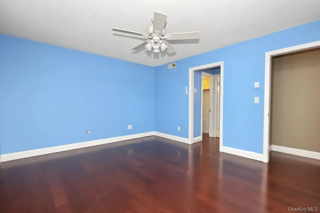 Primary Bedroom has ceiling fan with light Primary Bedroom has ceiling fan with light