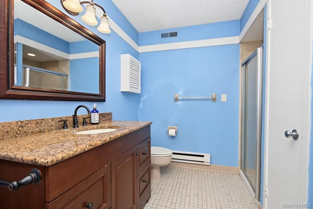 Primary Bathroom has a stall shower Primary Bathroom has a stall shower