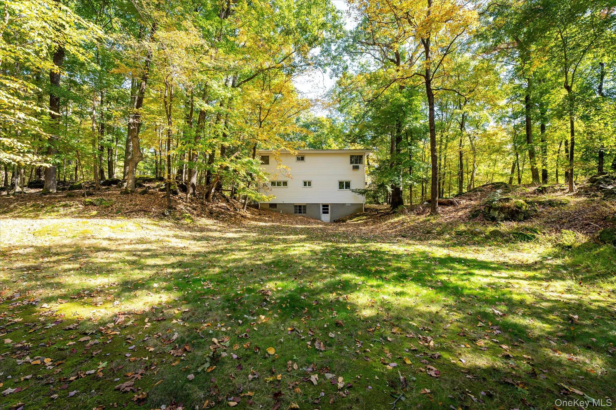 The open yard, with the house tucked in behind The open yard, with the house tucked in behind