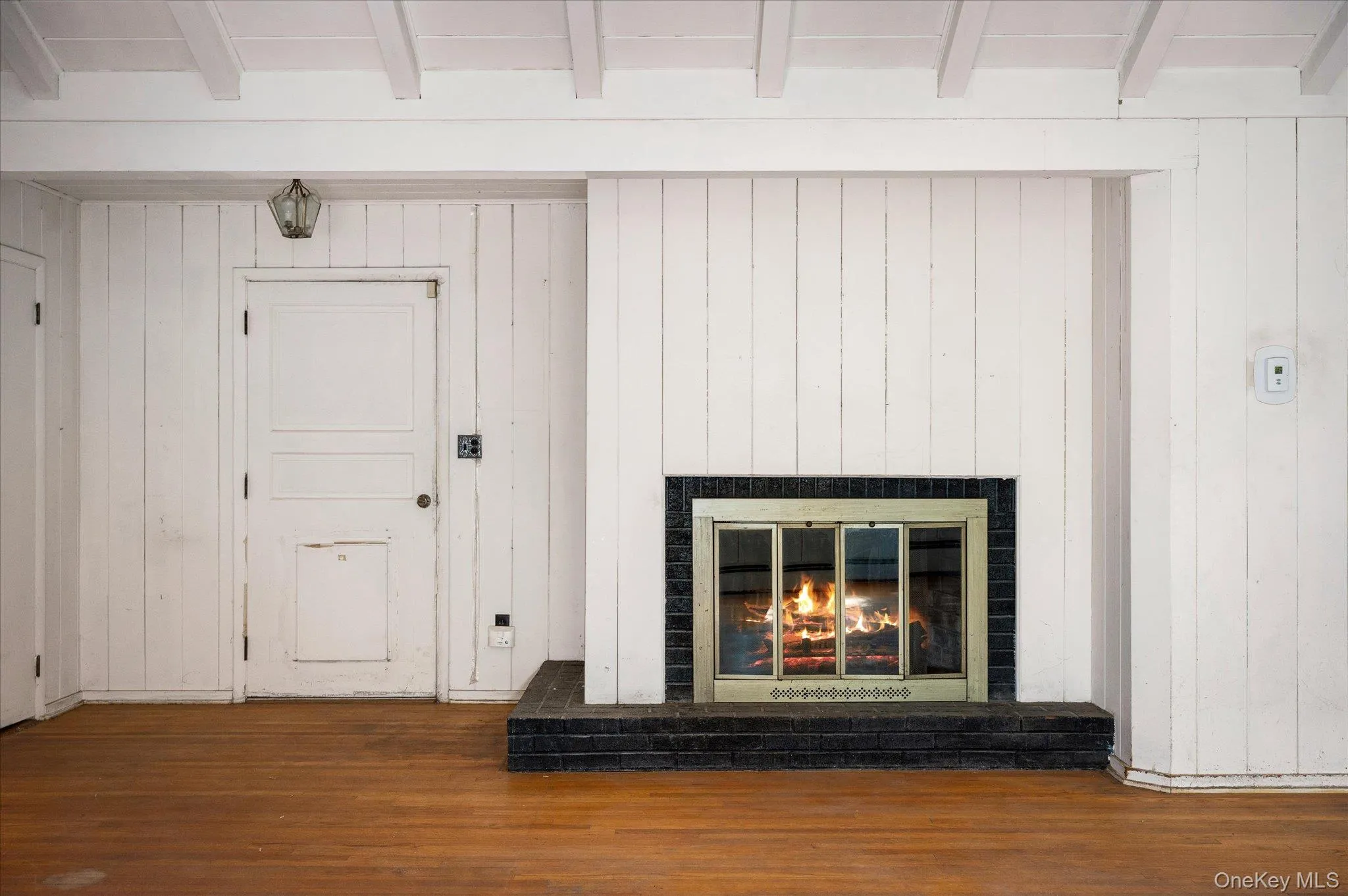 A wood-burning fireplace built for cold nights A wood-burning fireplace built for cold nights