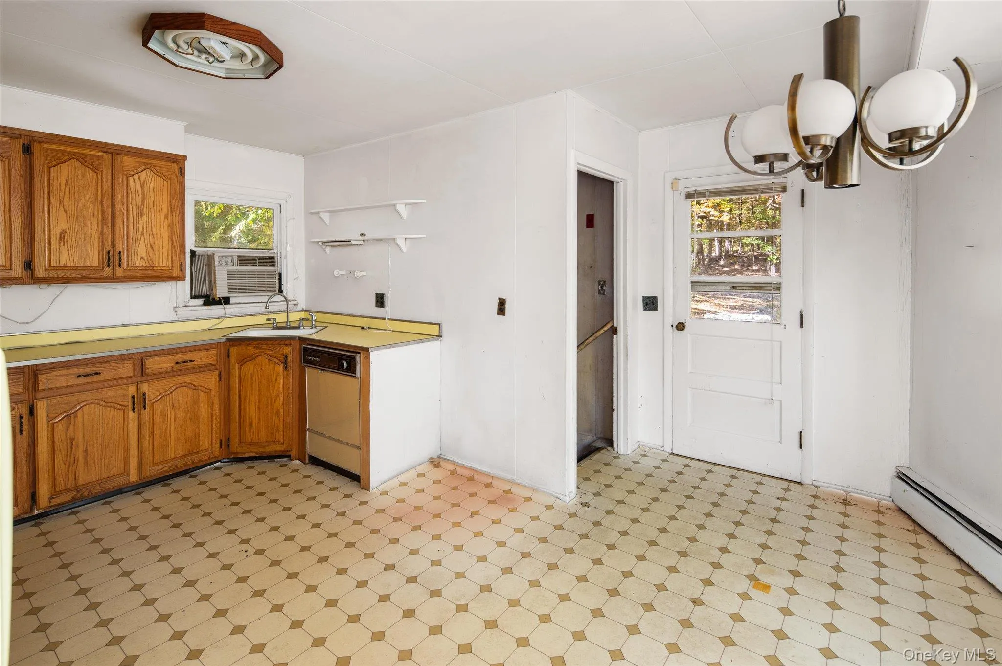 Access to the outside and basement Access to the outside and basement