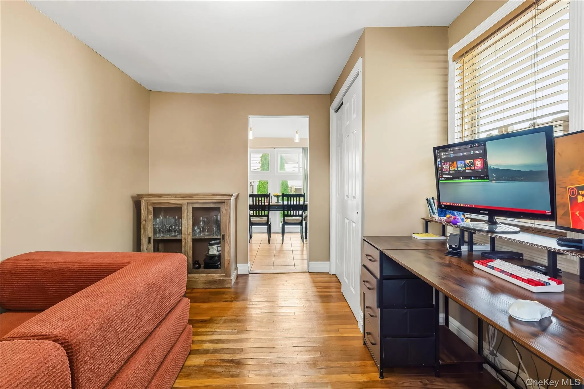 Ideal for guests or those seeking the convenience of a first-floor bedroom. Ideal for guests or those seeking the convenience of a first-floor bedroom.