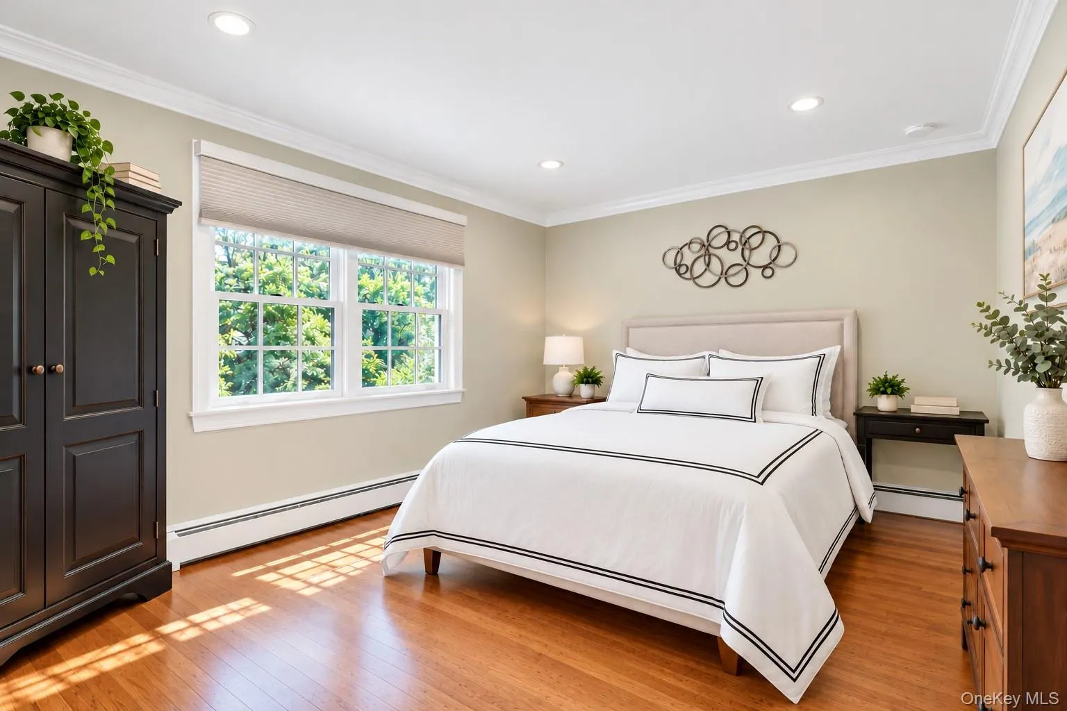 Bedroom #4 With Hardwood Floors & Windows Overlooking Backyard Bedroom #4 With Hardwood Floors & Windows Overlooking Backyard
